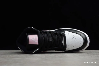 WHITE MID LIGHT JORDAN 1 PINK-BLACK ARCTIC AIR 0717